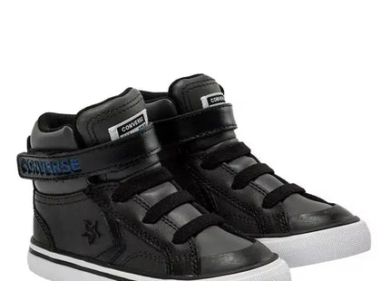 Zapatilla Converse Pro Blaze Strap Bebé Niño Niña Negro Velcro
