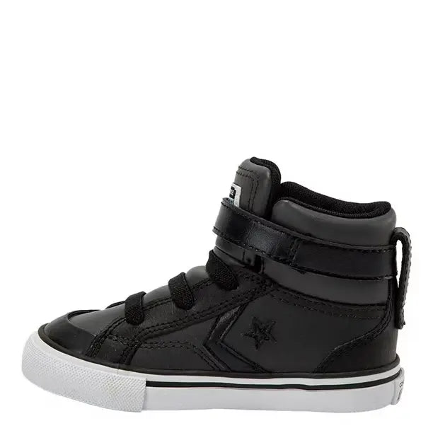 Zapatilla Converse Pro Blaze Strap Bebé Niño Niña Negro Velcro