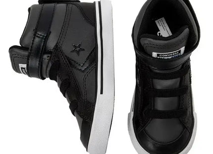 Zapatilla Converse Pro Blaze Strap Bebé Niño Niña Negro Velcro