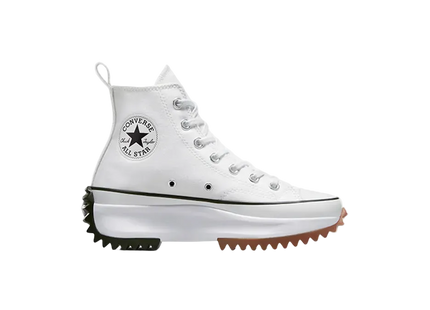 Zapatilla Converse Mujer Blanca Con Caña Alta y Plataforma