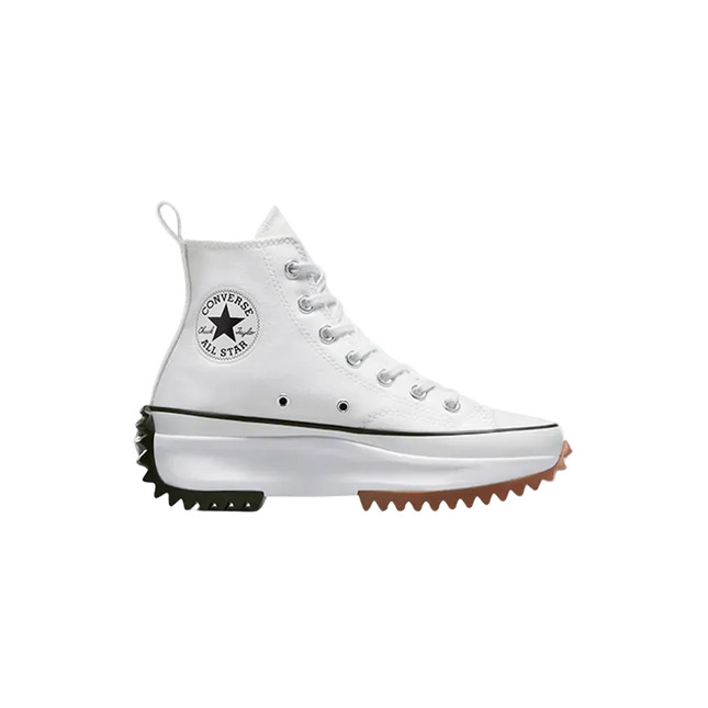 Zapatilla Converse Mujer Blanca Con Caña Alta y Plataforma