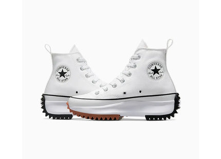 Zapatilla Converse Mujer Blanca Con Caña Alta y Plataforma