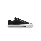 Zapatilla Converse Mujer Con Plataforma Chuck Taylor All Star Negra