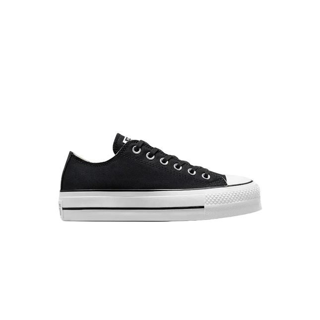 Zapatilla Converse Mujer Con Plataforma Chuck Taylor All Star Negra
