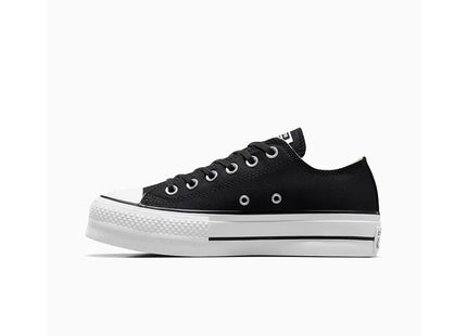 Zapatilla Converse Mujer Con Plataforma Chuck Taylor All Star Negra