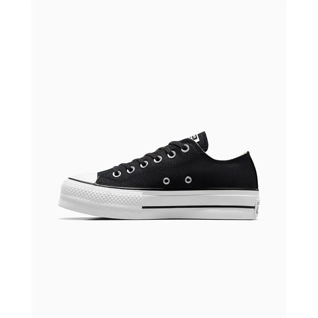 Zapatilla Converse Mujer Con Plataforma Chuck Taylor All Star Negra