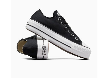 Zapatilla Converse Mujer Con Plataforma Chuck Taylor All Star Negra