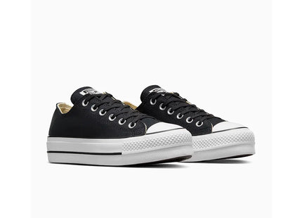 Zapatilla Converse Mujer Con Plataforma Chuck Taylor All Star Negra