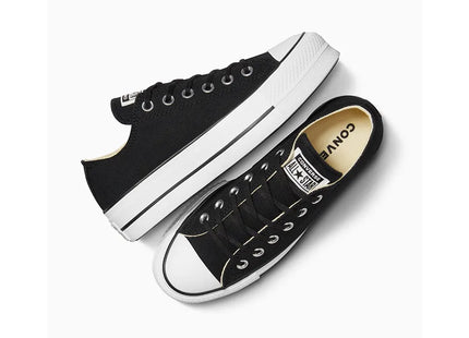 Zapatilla Converse Mujer Con Plataforma Chuck Taylor All Star Negra