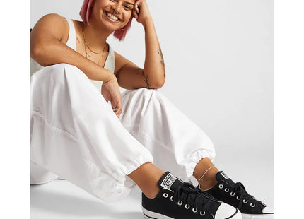 Zapatilla Converse Mujer Con Plataforma Chuck Taylor All Star Negra