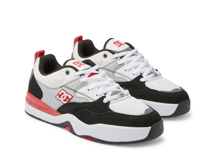Zapatilla DC Ascend Hombre Negro Gris Blanco Rojo Skate Urbana