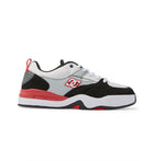 Zapatilla DC Ascend Hombre Negro Gris Blanco Rojo Skate Urbana