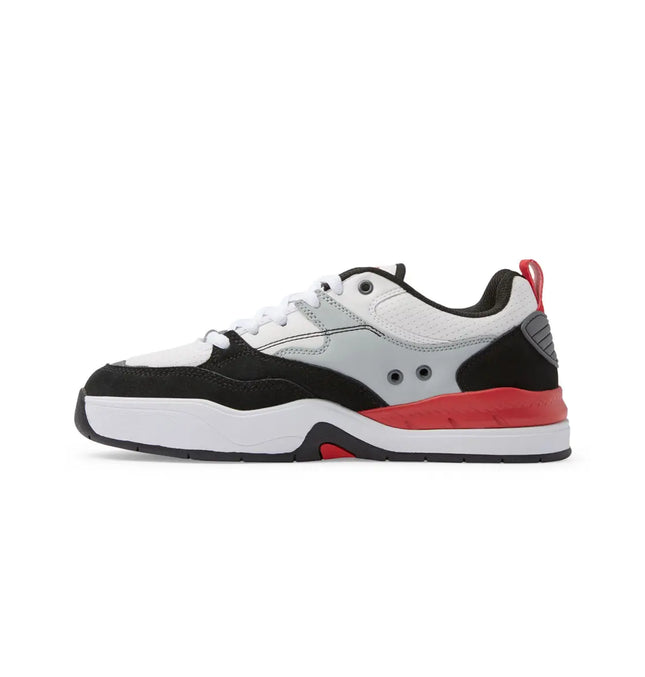 Zapatilla DC Ascend Hombre Negro Gris Blanco Rojo Skate Urbana