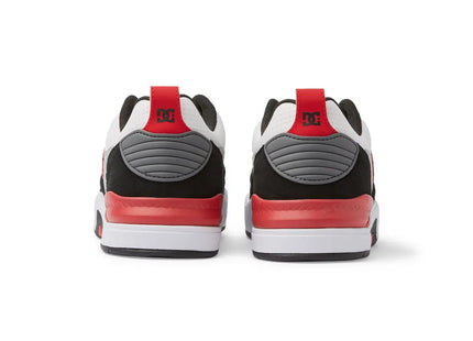 Zapatilla DC Ascend Hombre Negro Gris Blanco Rojo Skate Urbana
