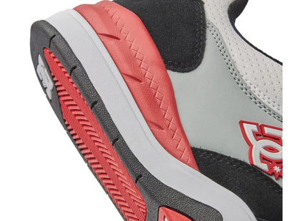 Zapatilla DC Ascend Hombre Negro Gris Blanco Rojo Skate Urbana