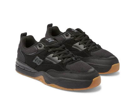 Zapatilla DC Ascend Hombre Negro Goma Natural Skate Urbana Amortiguada
