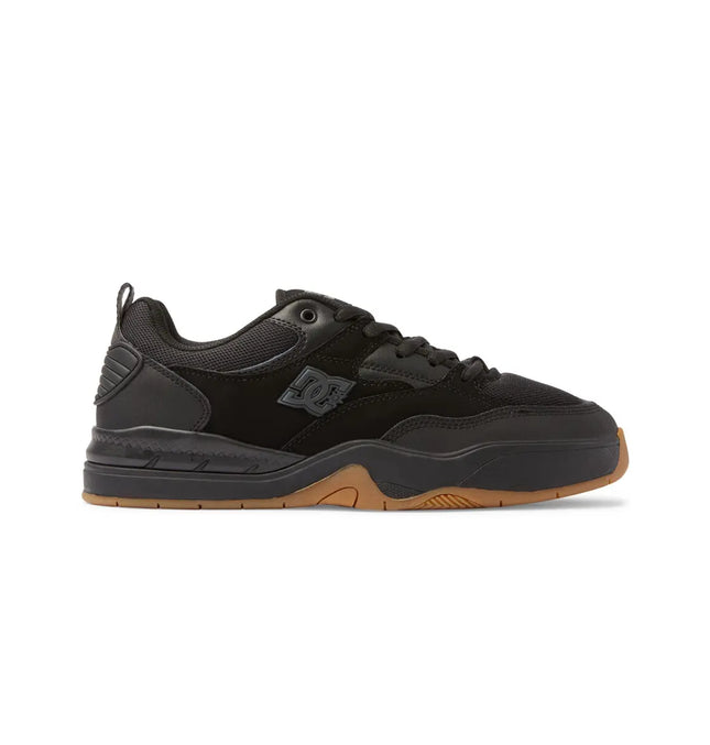 Zapatilla DC Ascend Hombre Negro Goma Natural Skate Urbana Amortiguada