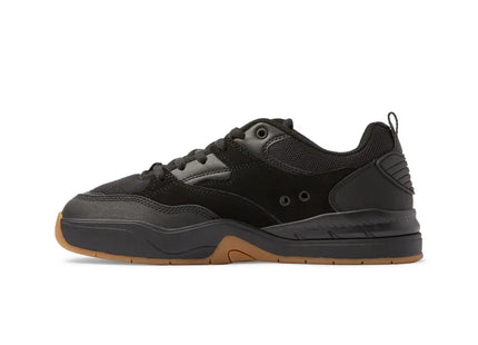 Zapatilla DC Ascend Hombre Negro Goma Natural Skate Urbana Amortiguada