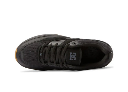 Zapatilla DC Ascend Hombre Negro Goma Natural Skate Urbana Amortiguada