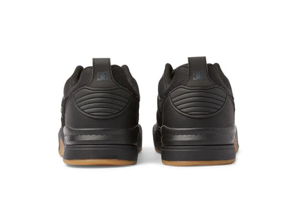 Zapatilla DC Ascend Hombre Negro Goma Natural Skate Urbana Amortiguada