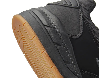 Zapatilla DC Ascend Hombre Negro Goma Natural Skate Urbana Amortiguada
