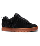 Zapatilla DC Court Graffik Hombre Negro Goma Natural Skate Urbana