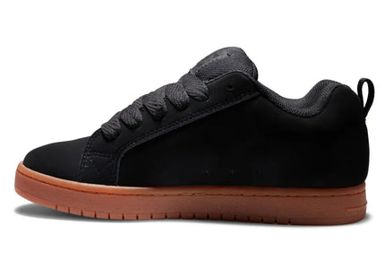 Zapatilla DC Court Graffik Hombre Negro Goma Natural Skate Urbana