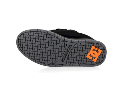 Zapatilla DC Court Graffik Hombre Negro Naranja Skate Urbana