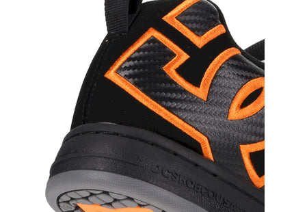 Zapatilla DC Court Graffik Hombre Negro Naranja Skate Urbana