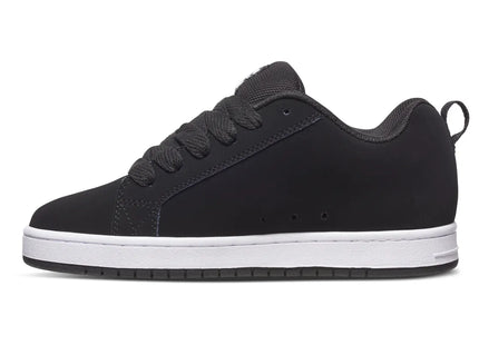 Zapatilla DC Court Graffik Hombre Negro Blanco Skate Urbana