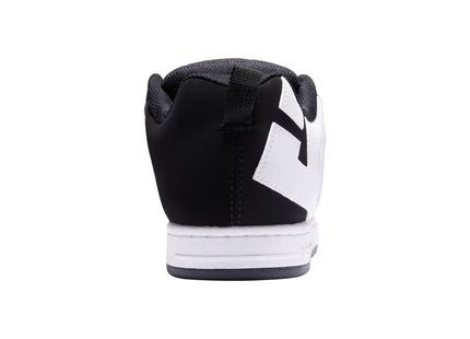 Zapatilla DC Court Graffik Hombre Negro Blanco Skate Urbana