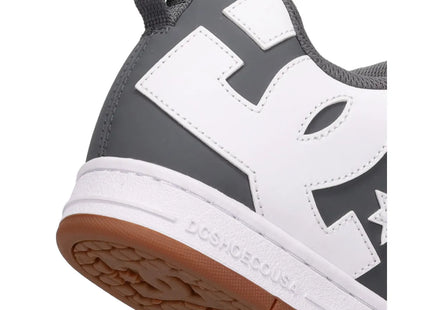 Zapatilla DC Court Graffik Hombre Gris Blanco Skate Urbana