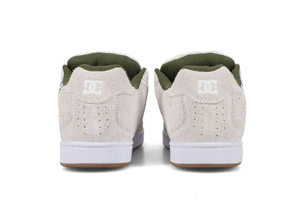Zapatilla DC Net SE Hombre Blanco Hueso Verde Skate Urbana