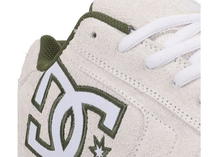 Zapatilla DC Net SE Hombre Blanco Hueso Verde Skate Urbana