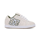 Zapatilla DC Net SE Hombre Blanco Hueso Verde Skate Urbana