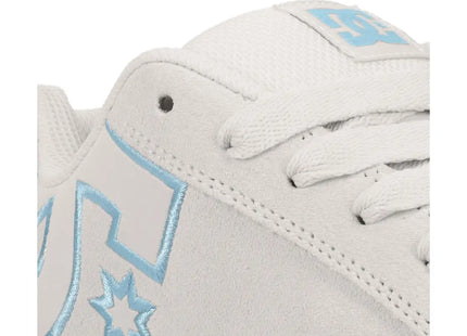 Zapatilla DC Court Graffik SD Mujer Blanco Hueso Azul Gamuza Urbana
