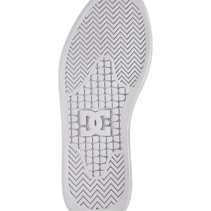 ZAPATILLA DC MUJER URBANA LONA BLANCA CON PLATAFORMA - ZAPATILLAS DC MANUAL PLATFORM WHITE ADJS300280(WW0)