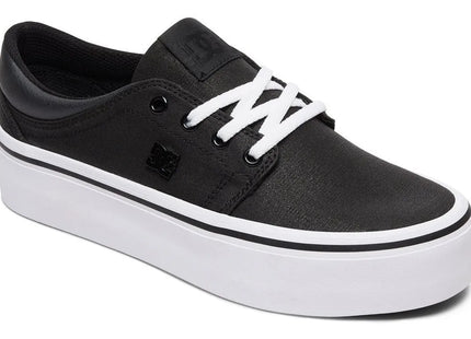 Zapatilla DC Mujer Negra Plataforma ADJS300196