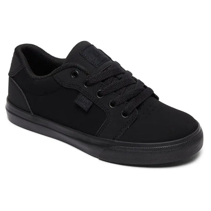 ZAPATILLA DC ANVIL NEGRA COMPLETA - ZAPATILLA SKATER NIÑO/A DC ADBS300245