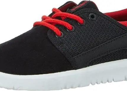 Zapatilla Etnies Scout Niño Niña Negro Rojo Skate Urbana