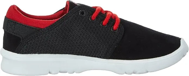 Zapatilla Etnies Scout Niño Niña Negro Rojo Skate Urbana