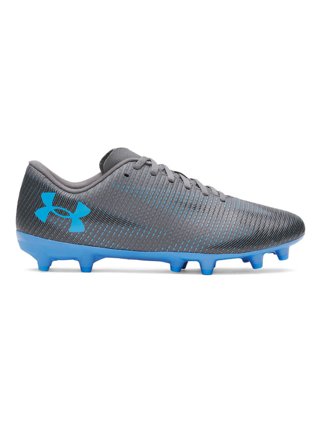 Botín Under Armour Shadow Select 3 FG Hombre Negro Azul Fútbol