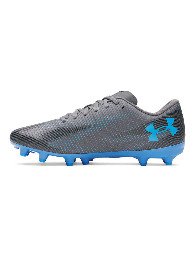 Botín Under Armour Shadow Select 3 FG Hombre Negro Azul Fútbol
