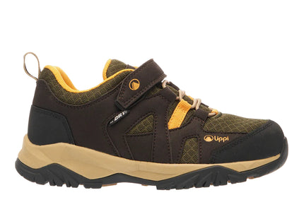 Zapatilla Lippi Tellus Low Kids Verde Negro B-Dry Trekking