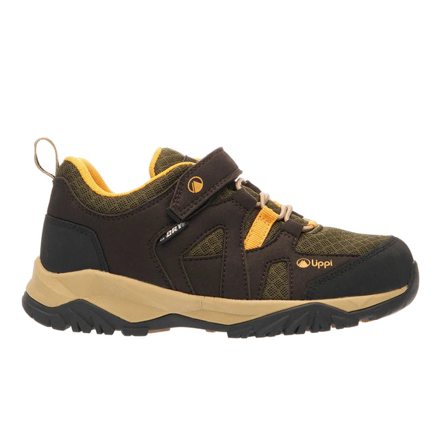 Zapatilla Lippi Tellus Low Kids Verde Negro B-Dry Trekking