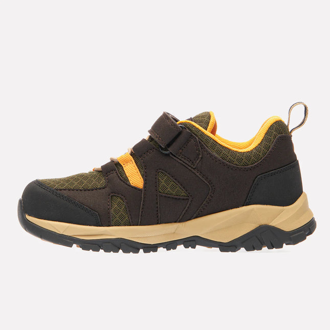 Zapatilla Lippi Tellus Low Kids Verde Negro B-Dry Trekking