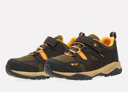 Zapatilla Lippi Tellus Low Kids Verde Negro B-Dry Trekking