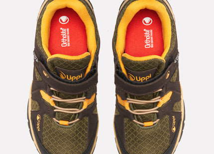 Zapatilla Lippi Tellus Low Kids Verde Negro B-Dry Trekking