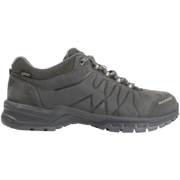 Zapatilla Mammut Mercury III Low GTX Hombre Negro Gris Impermeable