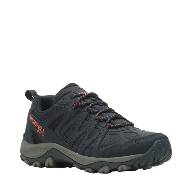 Botín Trekking Merrell Accentor 3 Sport GTX Hombre Negro Naranja Impermeable
